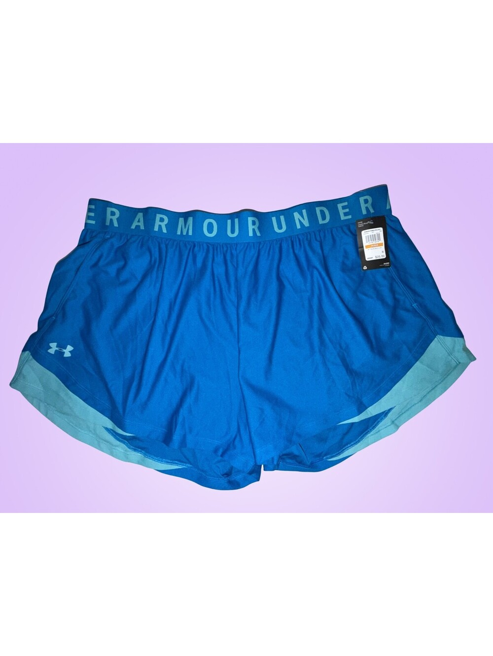 Under Armour Women’s 3X Play Up 3.0 Blue Athletic Running Shorts NWT
